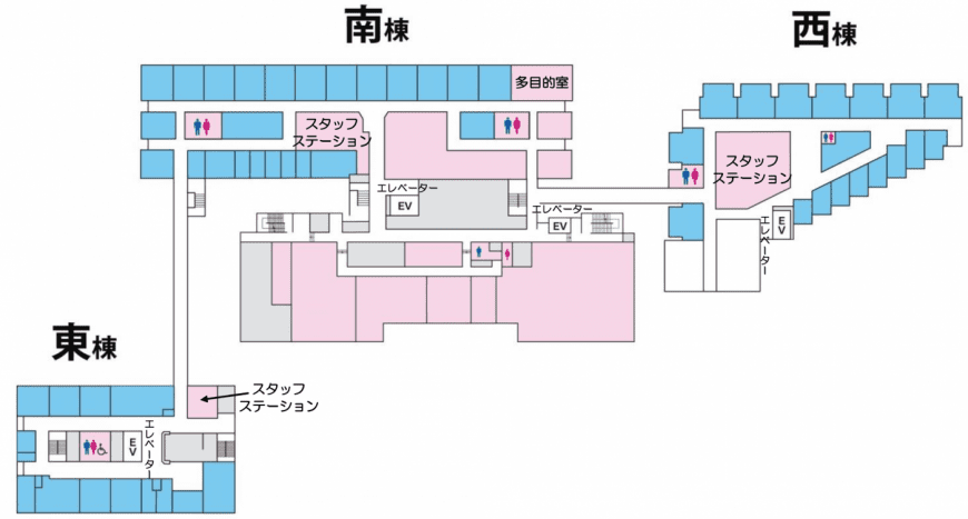 浅間総合病院３階平面図