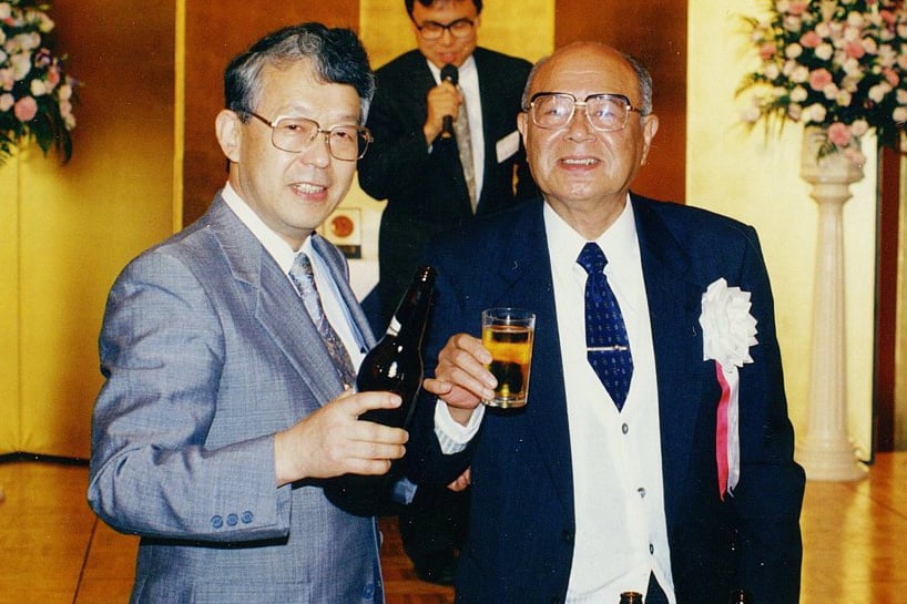 吉澤圀雄名誉院長と倉澤隆平院長（当時）